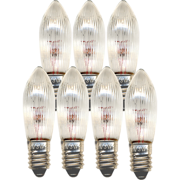 Reservlampa E10 | 34V | dimbar | 7-pack